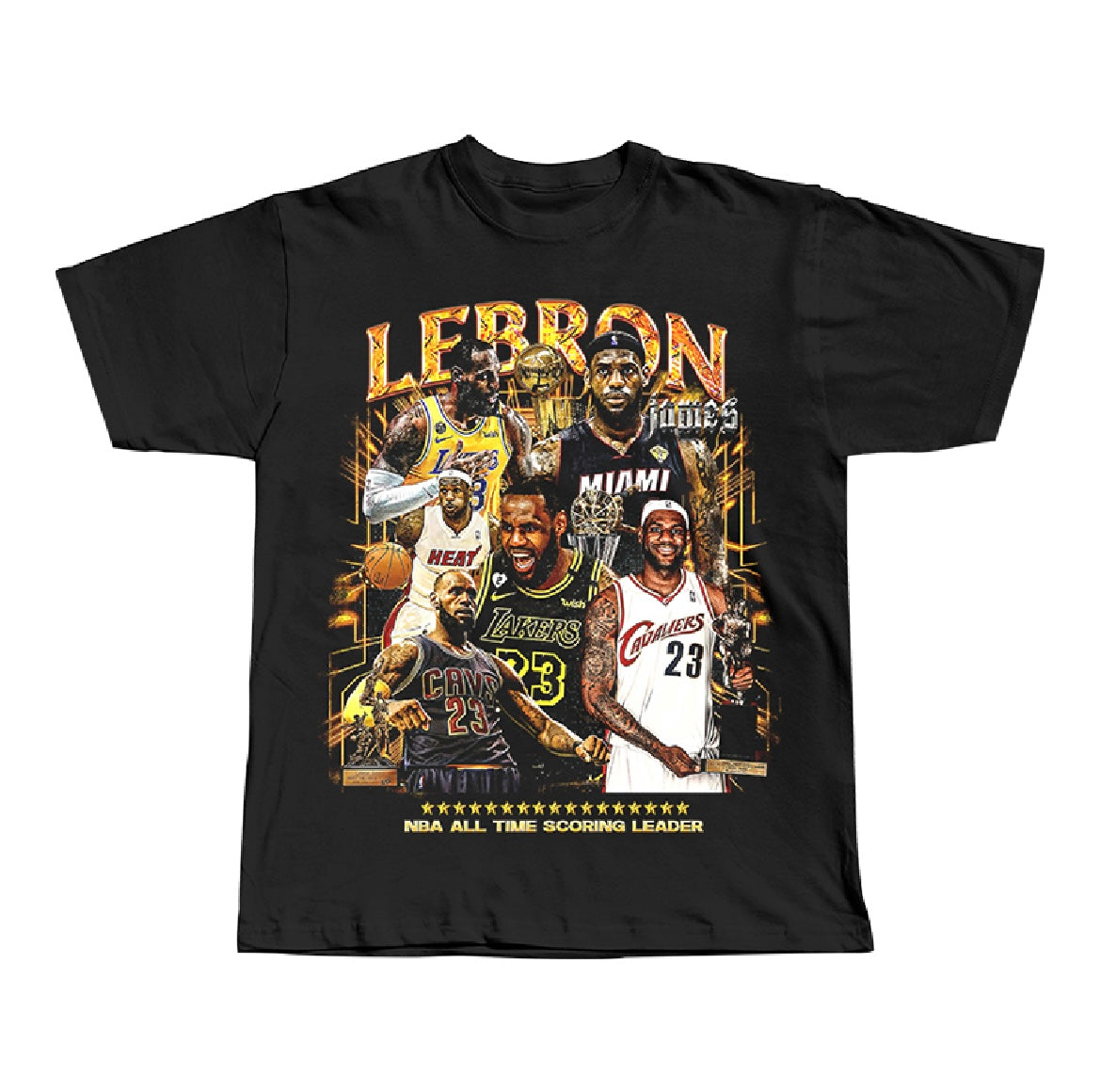 Lebron james best sale camiseta negra