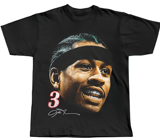 Allen Iverson ‘The Answer’ Black Tee