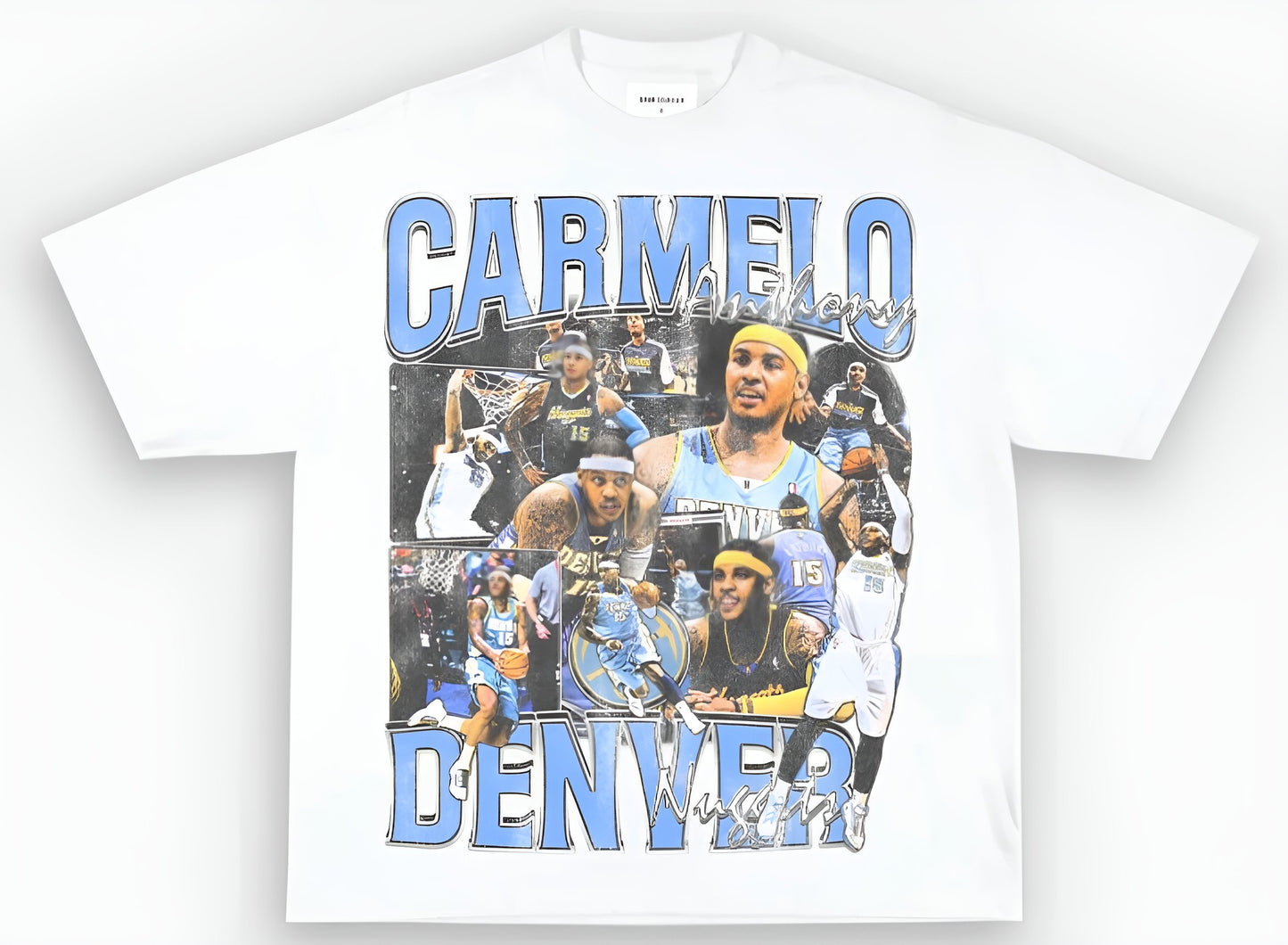 Carmelo Anthony ‘Nuggets’ White Tee