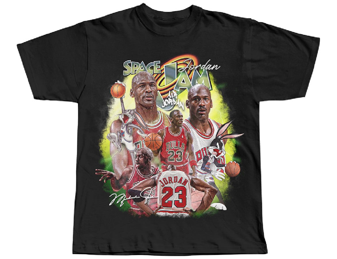 Michael Jordan ‘Space Jam’ Black Tee