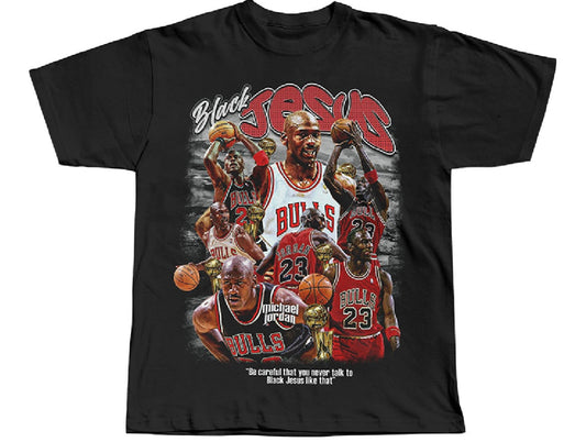 Camiseta negra de Michael Jordan 'Black Jesus'