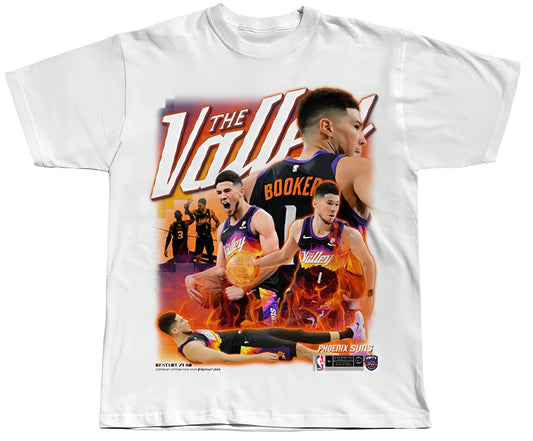 Devin Booker ‘The Valley’ White Tee
