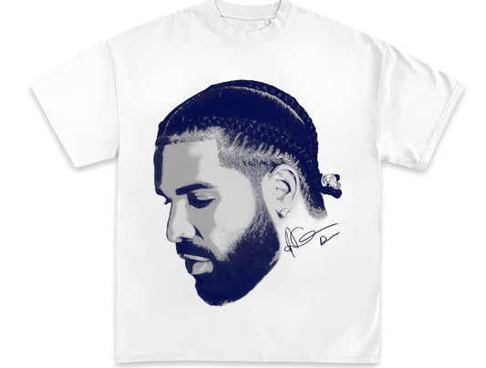 Drake ‘6 God’ White Tee