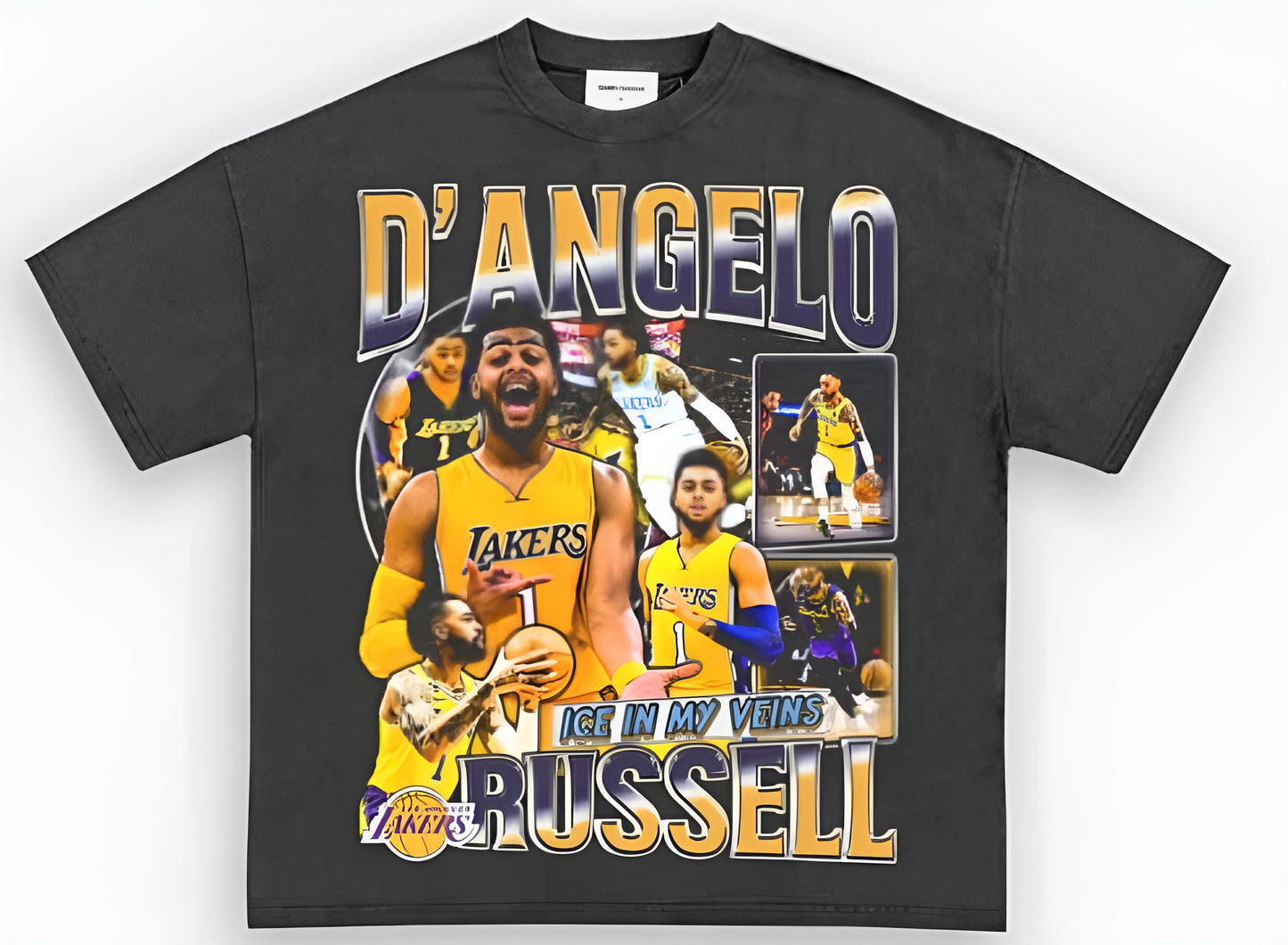 D’Angelo Russell ‘Ice in my Veins’ Black Tee