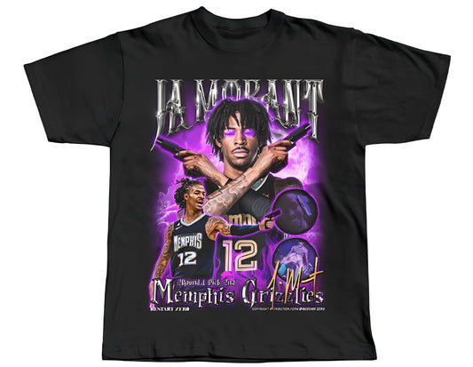 Camiseta negra Ja Morant 'Ja Wick'