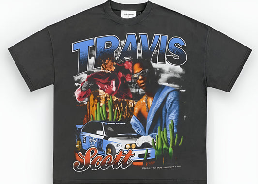 Travis Scott ‘ Laflamme’ Black Tee