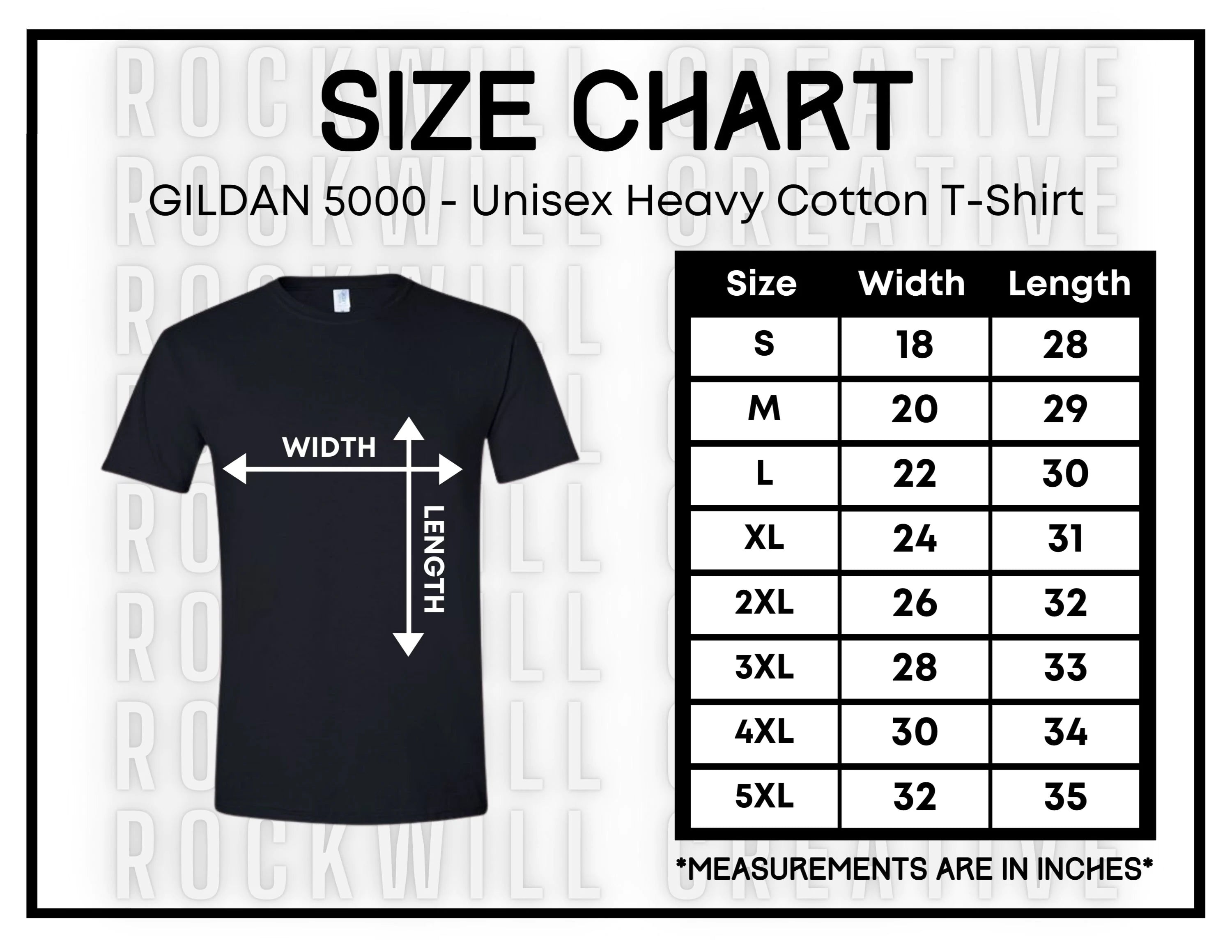 Sizing Chart – Unseen Apparel