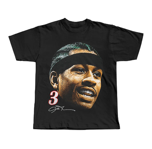 Allen Iverson ‘The Answer’ Black Tee